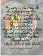 Home of Hope Cancer Wellness Center.